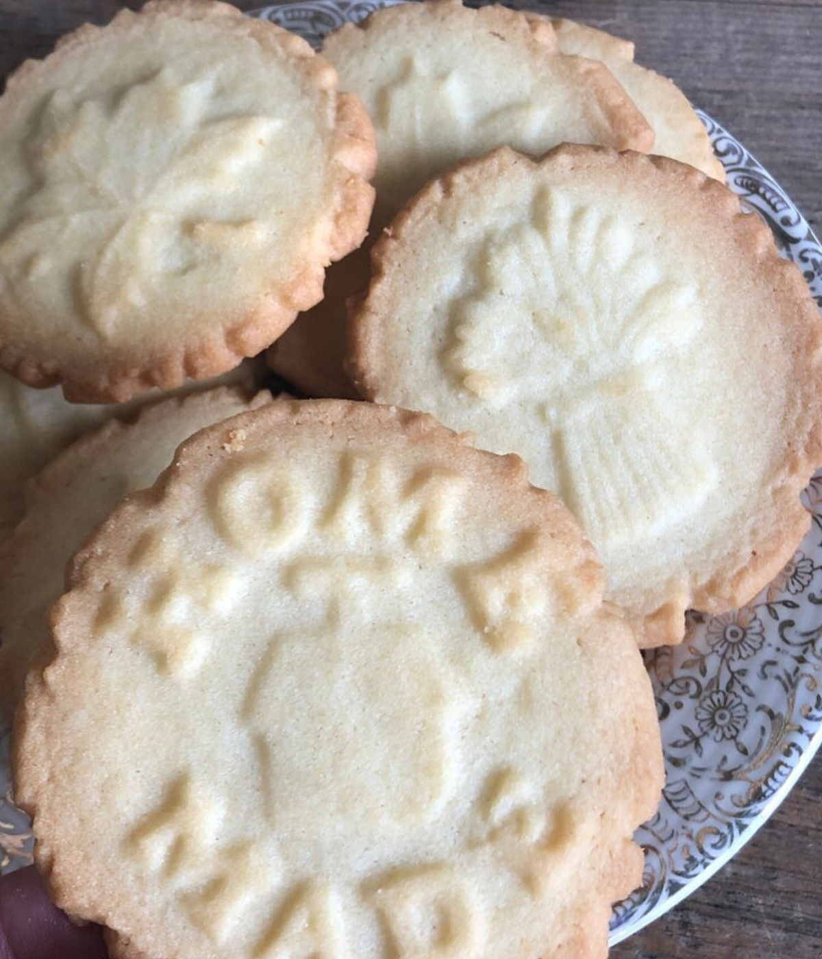 sugar cookies on a plate